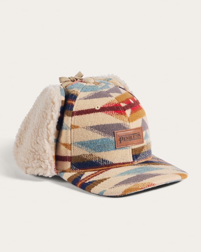 Pendleton Timberline Wool Cap Fur Lined Ear Flaps Blue Hat Unisex Stay Warm & Stylish with the Timberline Wool Cap | Pendleton main image 4